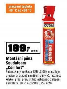 Montážní pěna Soudafoam Comfort