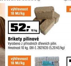 Brikety pilinové