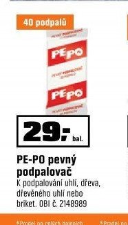 PE-PO pevný podpalovač