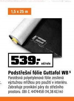 Podstřešní fólie Guttafol WB