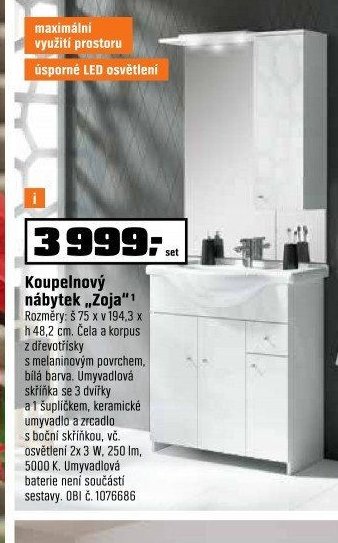 Koupelnový nábytek „Zoja“