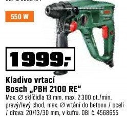 Vrtací kladivo Bosch PBH 2100RE