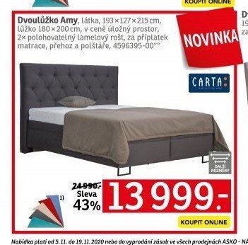 Dvoulůžko Amy