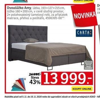 Dvoulůžko Amy