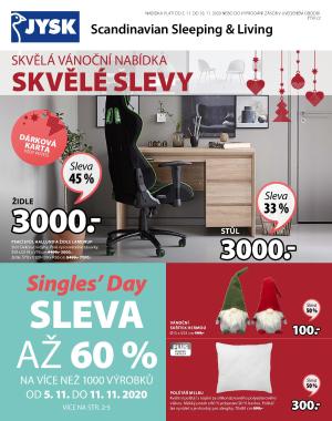 akční leták Jysk 5.11.2020-18.11.2020