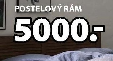 POSTELOVÝ RÁM MANDERUP