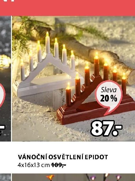 VÁNOČNÍ OSVĚTLENÍ EPIDOT