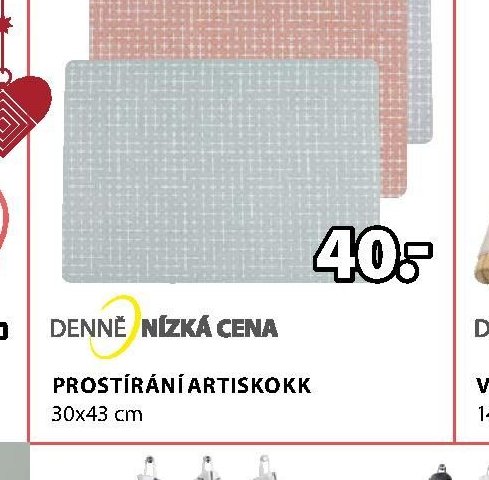 PROSTÍRÁNÍ ARTISKOKK
