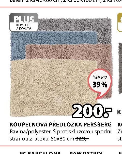 Koupelnová předložka PERSBERG