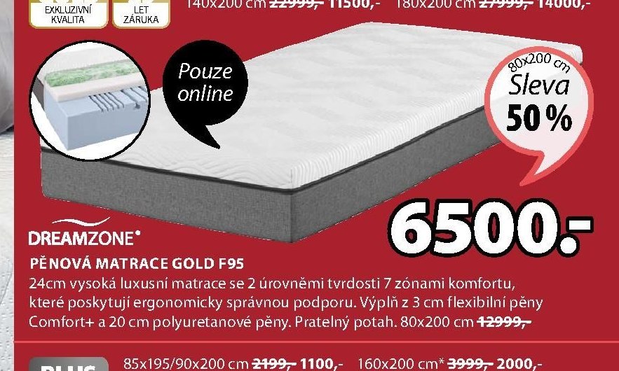 Matrace GOLD F95