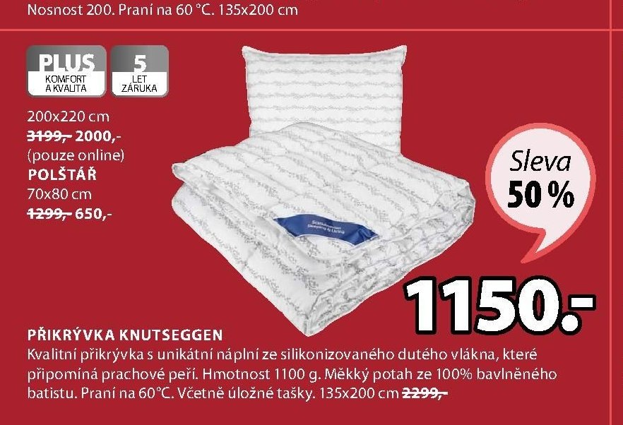 Přikrývka KNUTSEGGEN