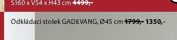Odkládací stolek GADEVANG