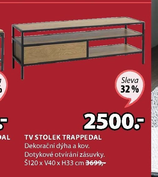 TV STOLEK TRAPPEDAL