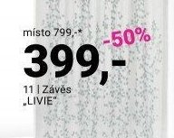 Závěs LIVIE