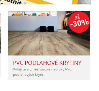 PVC PODLAHOVÉ KRYTINY