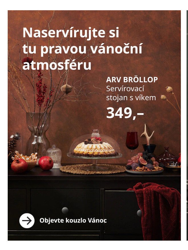 ARV BRÖLLOP Servírovací stojan s víkem