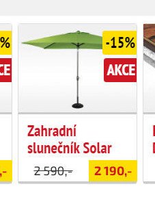 Zahradní slunečník Solar