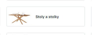 Stoly a stolky