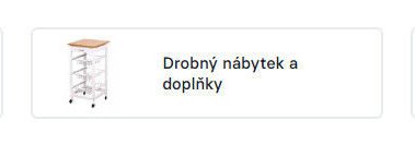 Drobný nábytek a doplňky