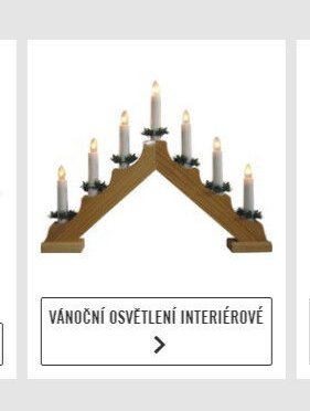 Vánoční osvětlení interiérové
