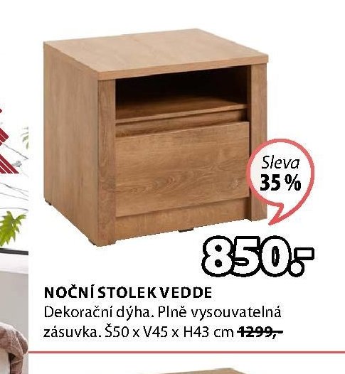 NOČNÍ STOLEK VEDDE