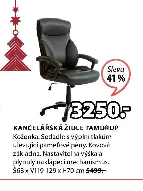 KANCELÁŘSKÁ ŽIDLE TAMDRUP