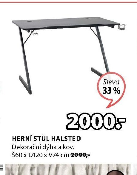 HERNÍ STŮL HALSTED