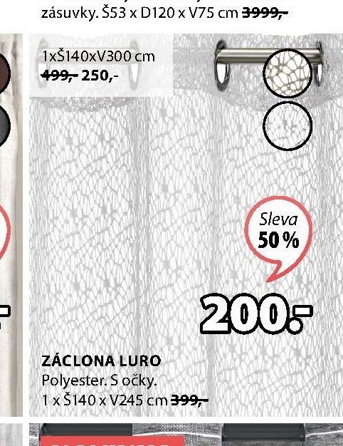 ZÁCLONA LURO
