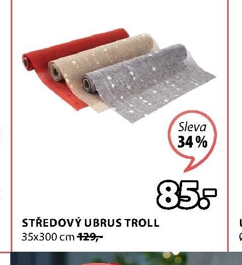 STŘEDOVÝ UBRUS TROLL