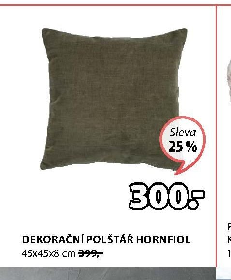 DEKORAČNÍ POLŠTÁŘ HORNFIOL