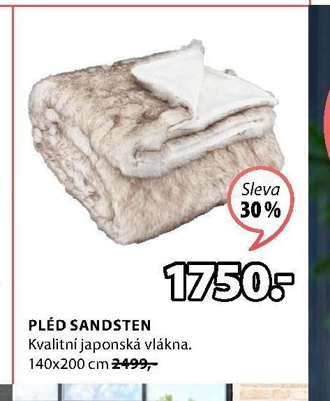 PLÉD SANDSTEN