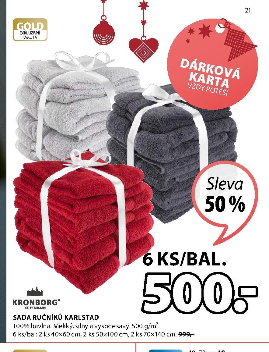 Sada ručníků KARLSTAD