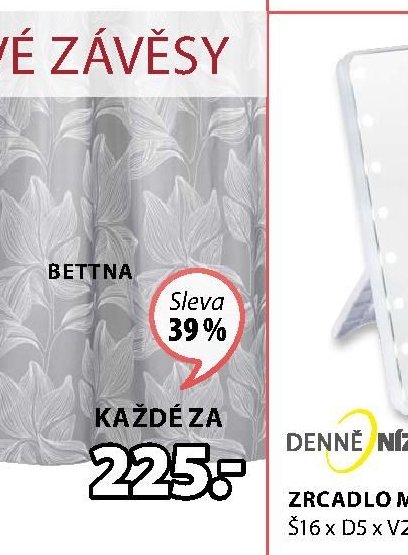 Sprchový závěs BETTNA