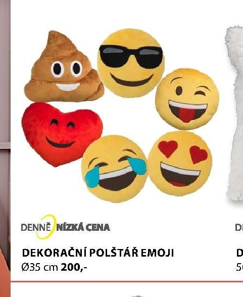 Dekorační polštář EMOJI