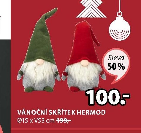 VÁNOČNÍ SKŘÍTEK HERMOD