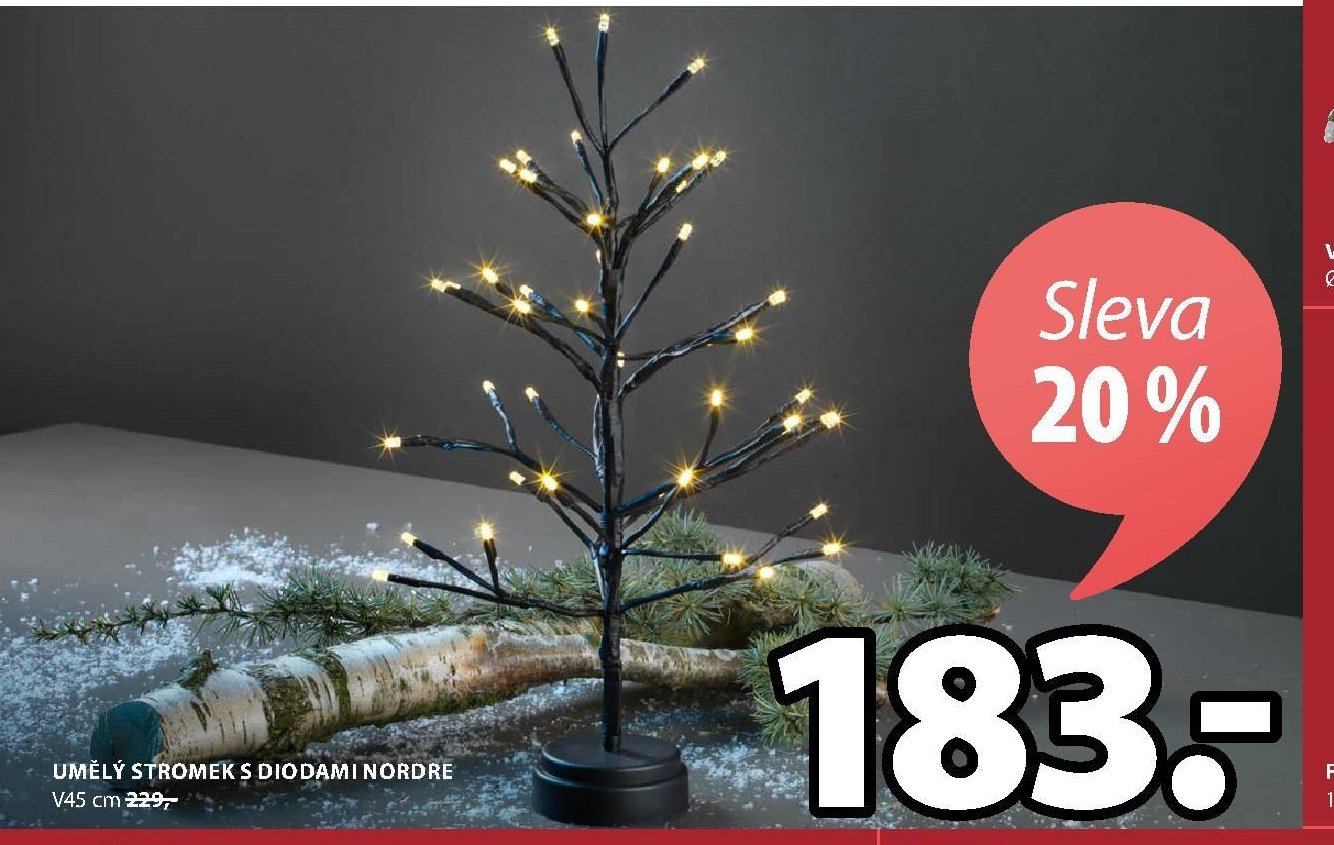 UMĚLÝ STROMEK S DIODAMI NORDRE