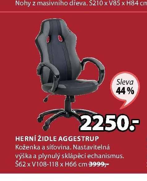 HERNÍ ŽIDLE AGGESTRUP