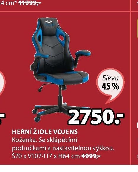 HERNÍ ŽIDLE VOJENS