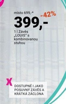 Závěs „LOUIS“