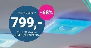 LED stropní svítidlo „CLEOPATRA“