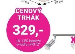 LED bodové svítidlo „FRITZ“
