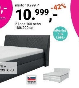 ČALOUNĚNÁ POSTEL „SIMA 2“