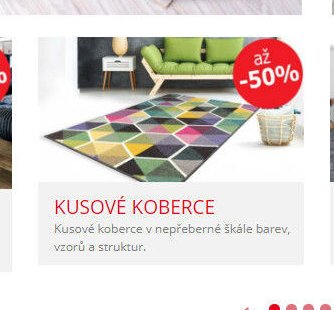 Kusové koberce
