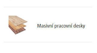 Masivní pracovní desky