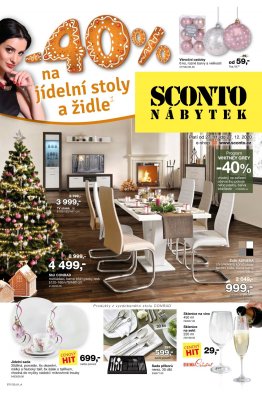 akční leták Sconto nábytek 27.11.2020-27.12.2020