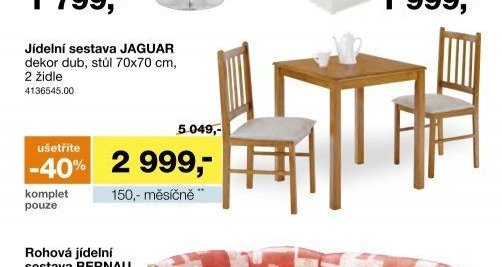 Jídelní sestava JAGUAR