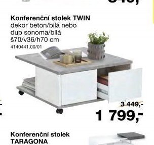 Konferenční stolek TWIN