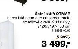 Šatní skříň OTMAR
