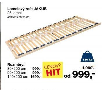 Lamelový rošt JAKUB
