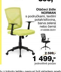Otáčecí židle NORMAN